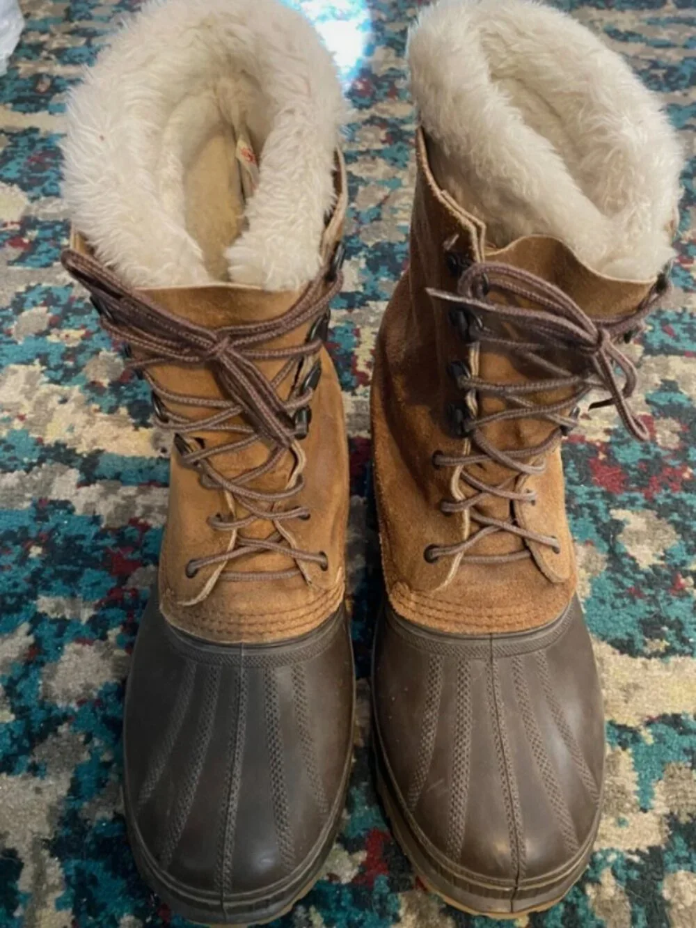 Sorel Kaufman Canada Steel Shank Winter Boots Men Size 9